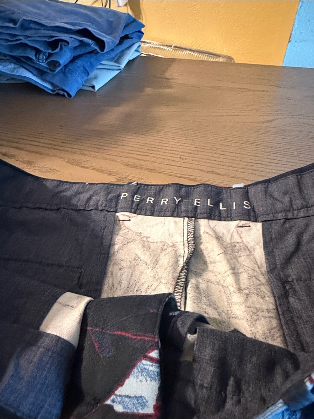 Perry Ellis Men's Dark Blue Slim Jeans
